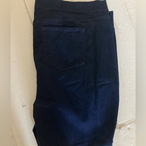 Nydj new pull on straight jeans dark wash size 28w plus - Picture 5 of 5